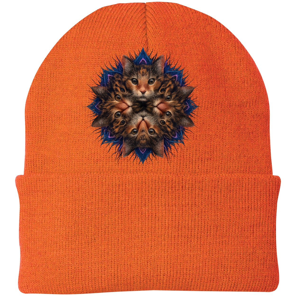CP90 Port & Company Knit Beanie - Neon Orange