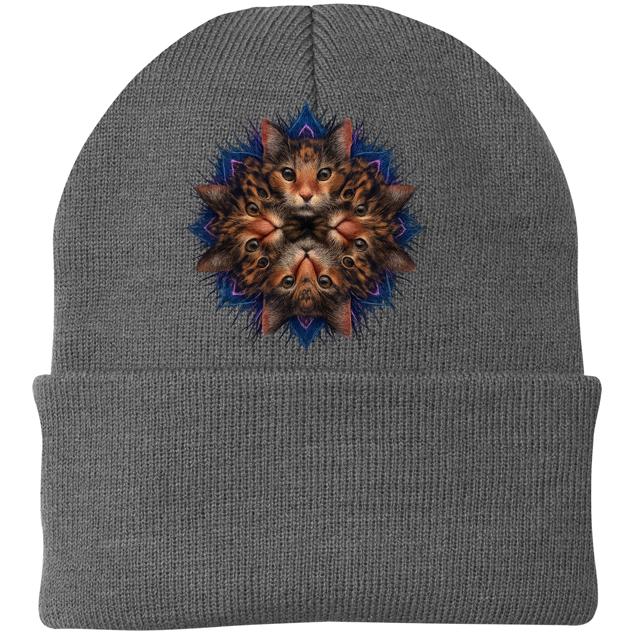 CP90 Port & Company Knit Beanie - Athletic Oxford