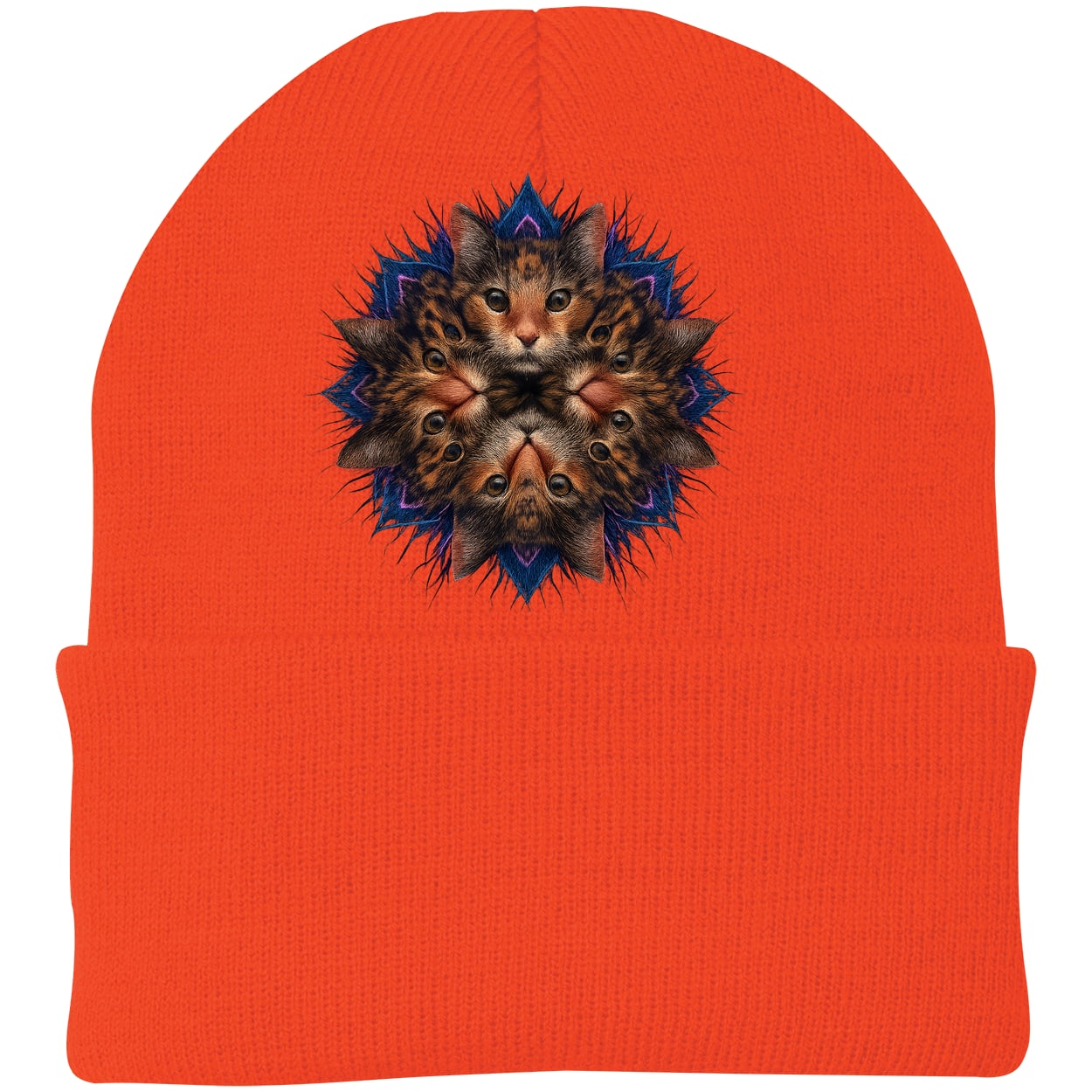 CP90 Port & Company Knit Beanie - Athletic Orange