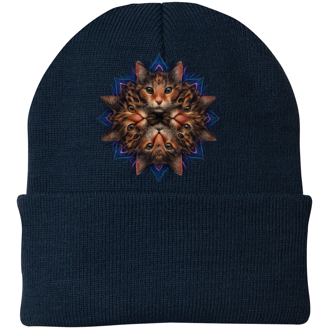 CP90 Port & Company Knit Beanie - Navy