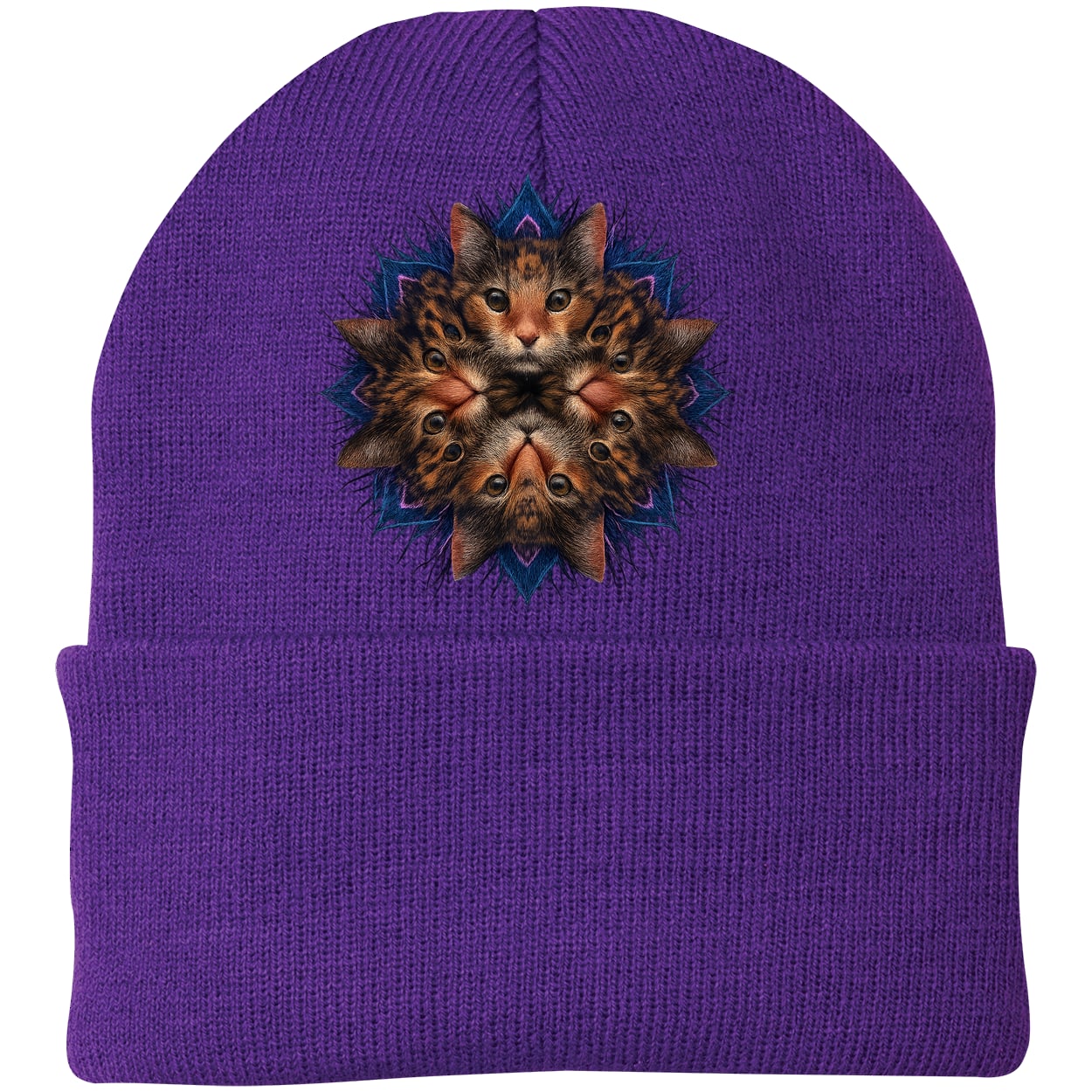CP90 Port & Company Knit Beanie - Athletic Purple