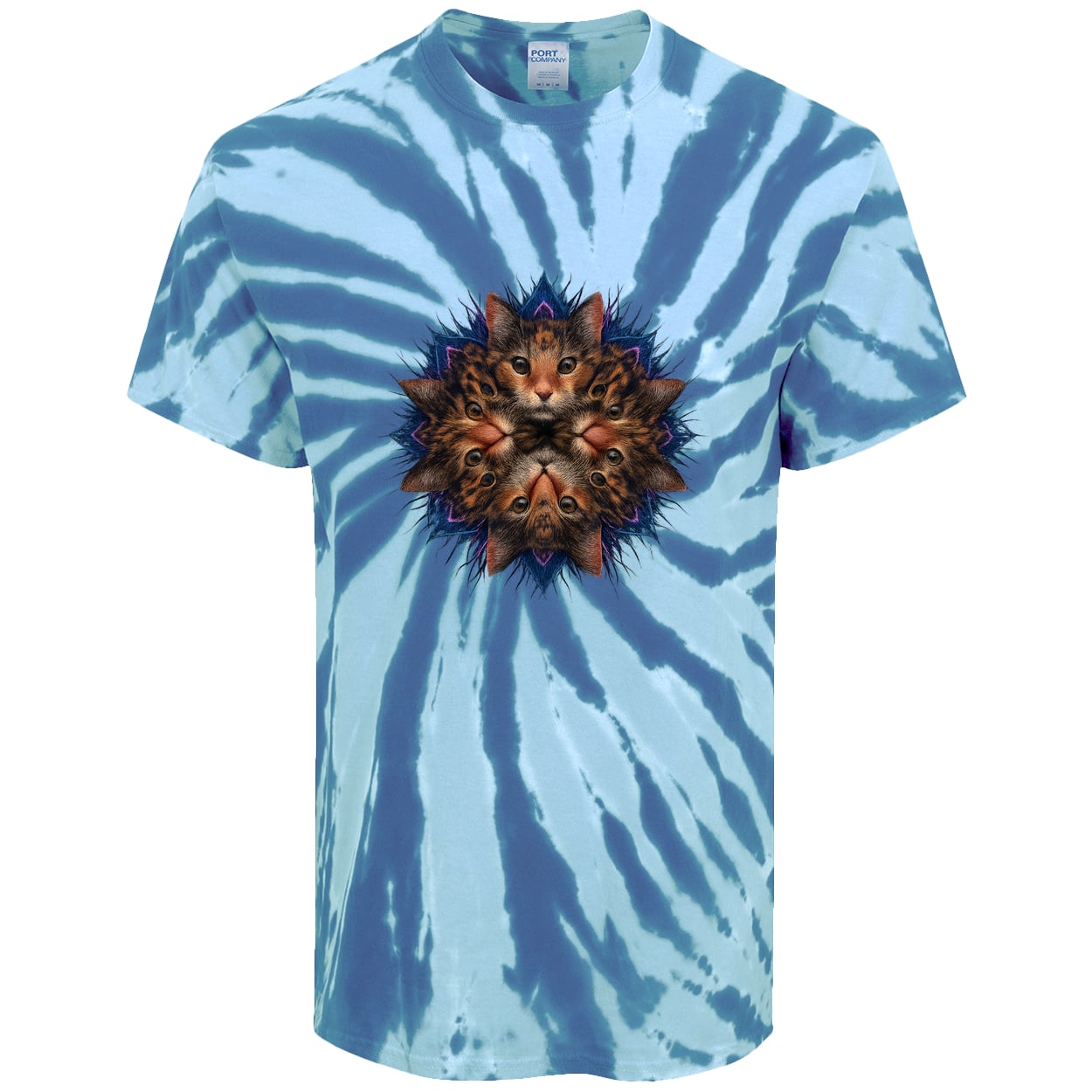 PC147 Port & Company Tie-Dye Tee - Royal