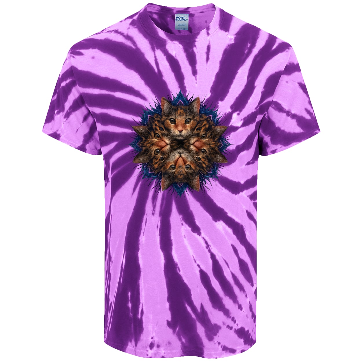 PC147 Port & Company Tie-Dye Tee - Purple