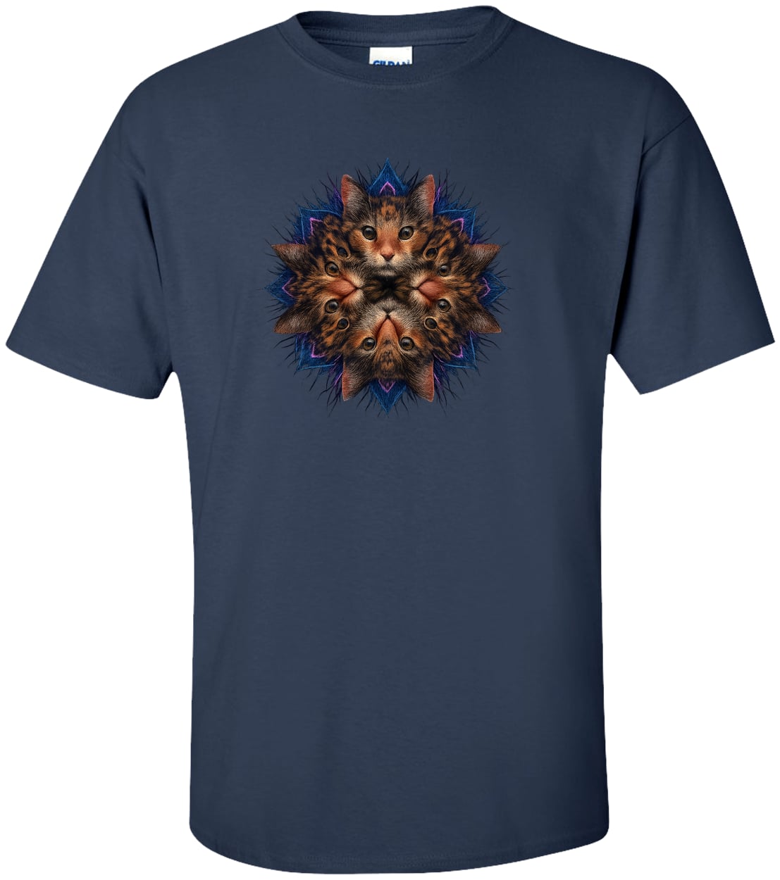 G200T Gildan Mens Tall Ultra Cotton Tee - Navy