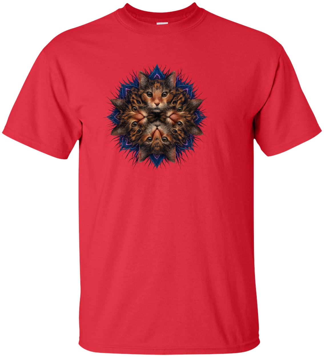 G200T Gildan Mens Tall Ultra Cotton Tee - Red