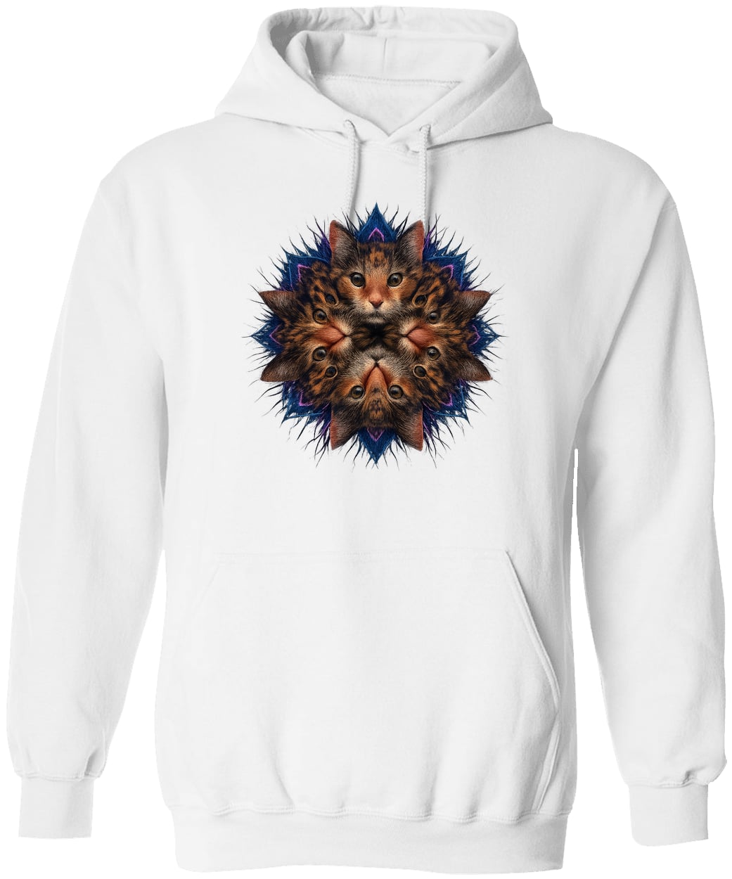 G185 Gildan Pullover Hoodie - White