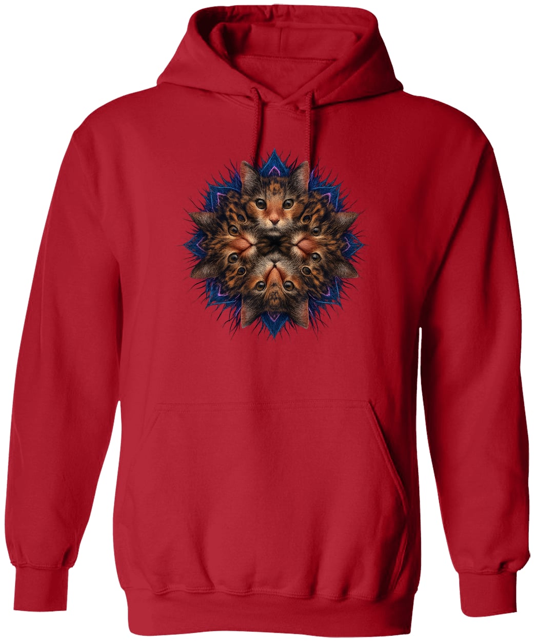 G185 Gildan Pullover Hoodie - Red
