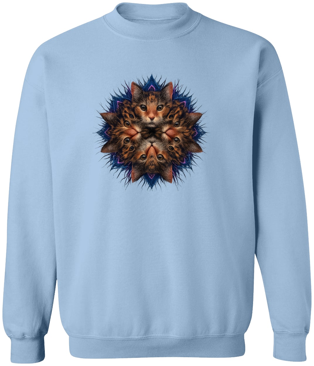 G180 Gildan Crewneck Pullover Sweatshirt - Light Blue