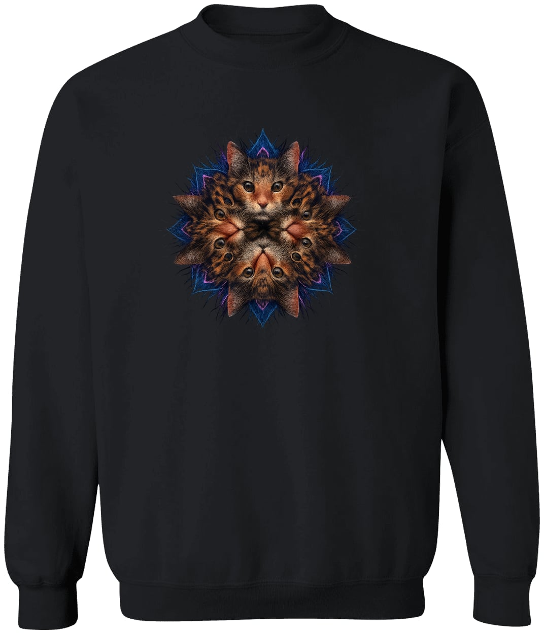 G180 Gildan Crewneck Pullover Sweatshirt - Black