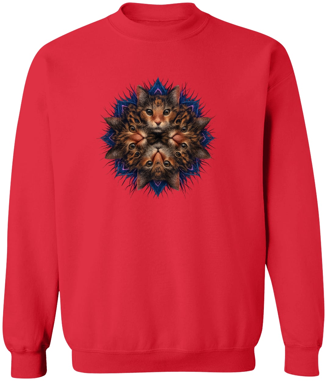 G180 Gildan Crewneck Pullover Sweatshirt - Red
