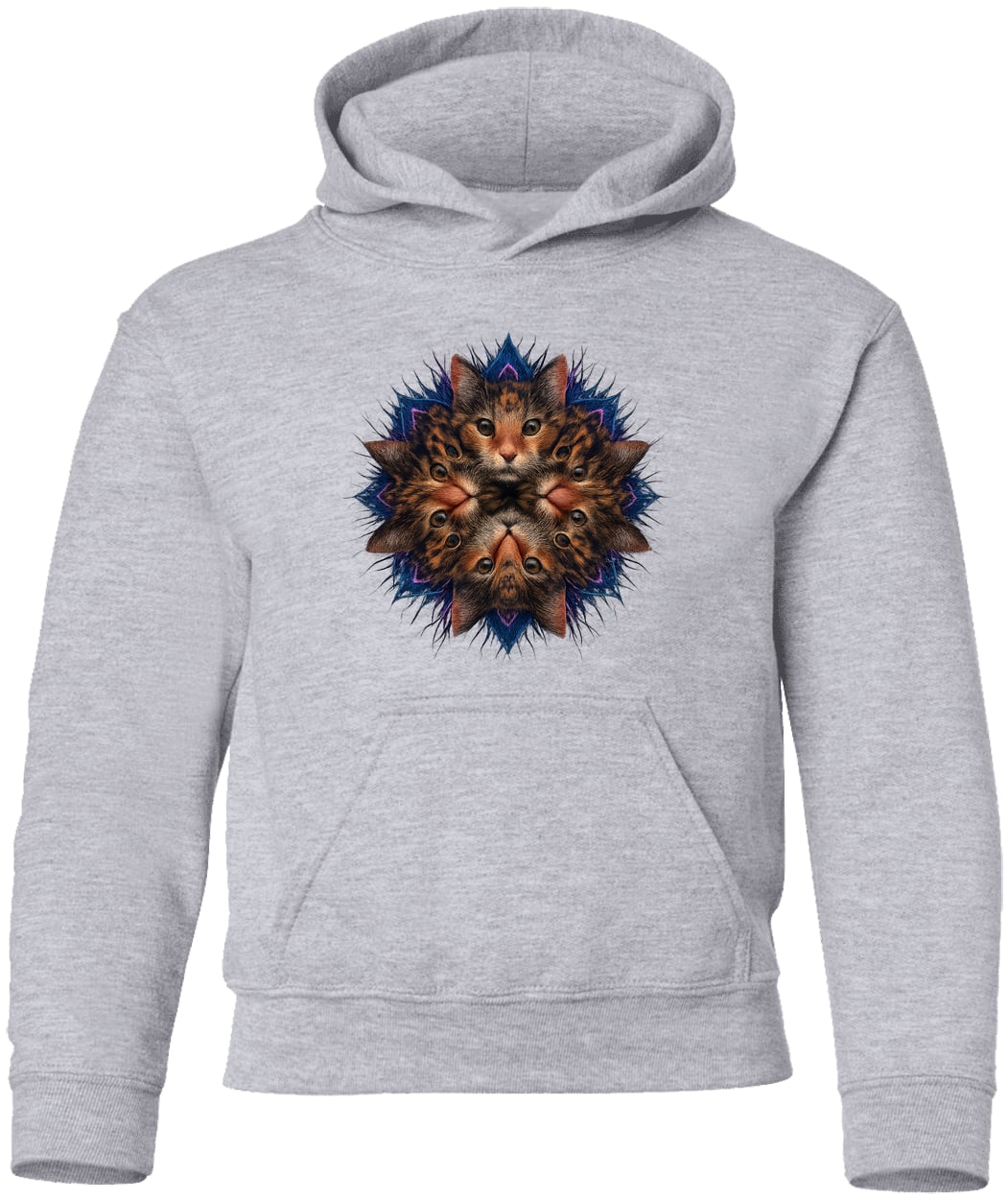 G185B Gildan Youth Pullover Hoodie - Sport Grey