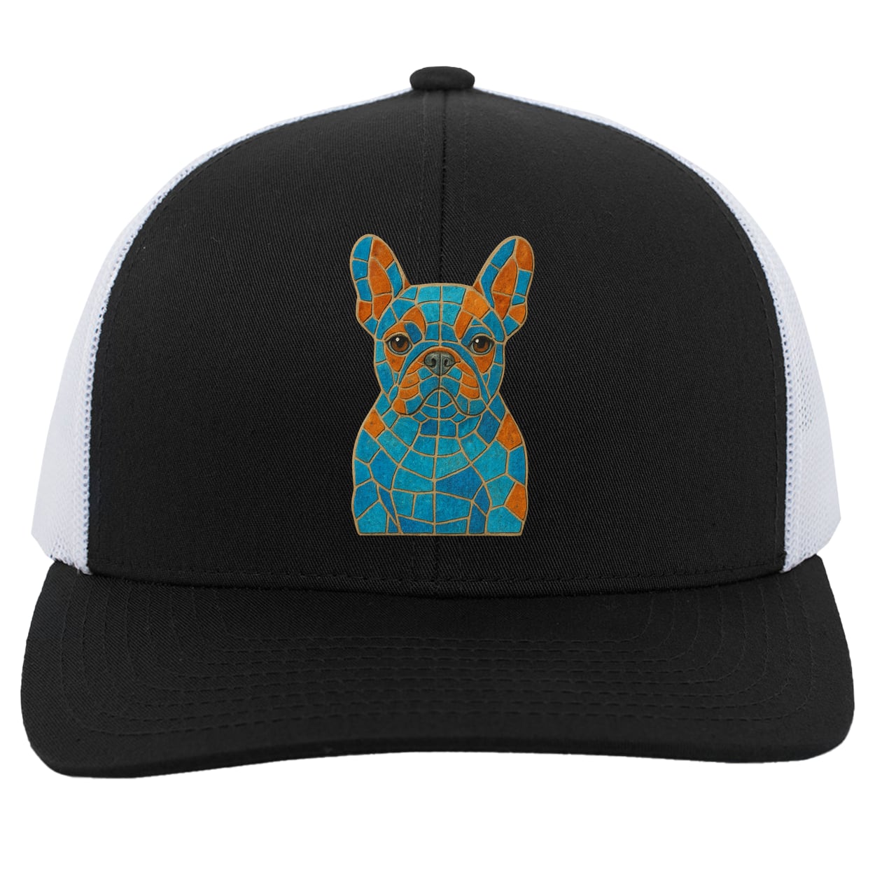 104C Trucker Snap Back - Black/White