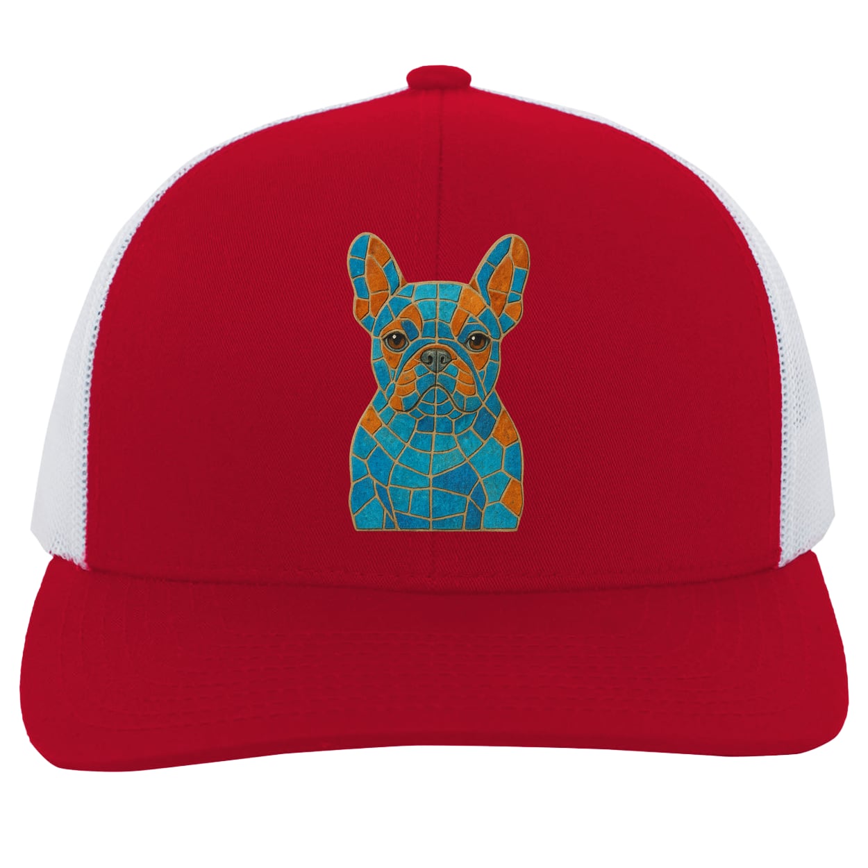 104C Trucker Snap Back - Red/White