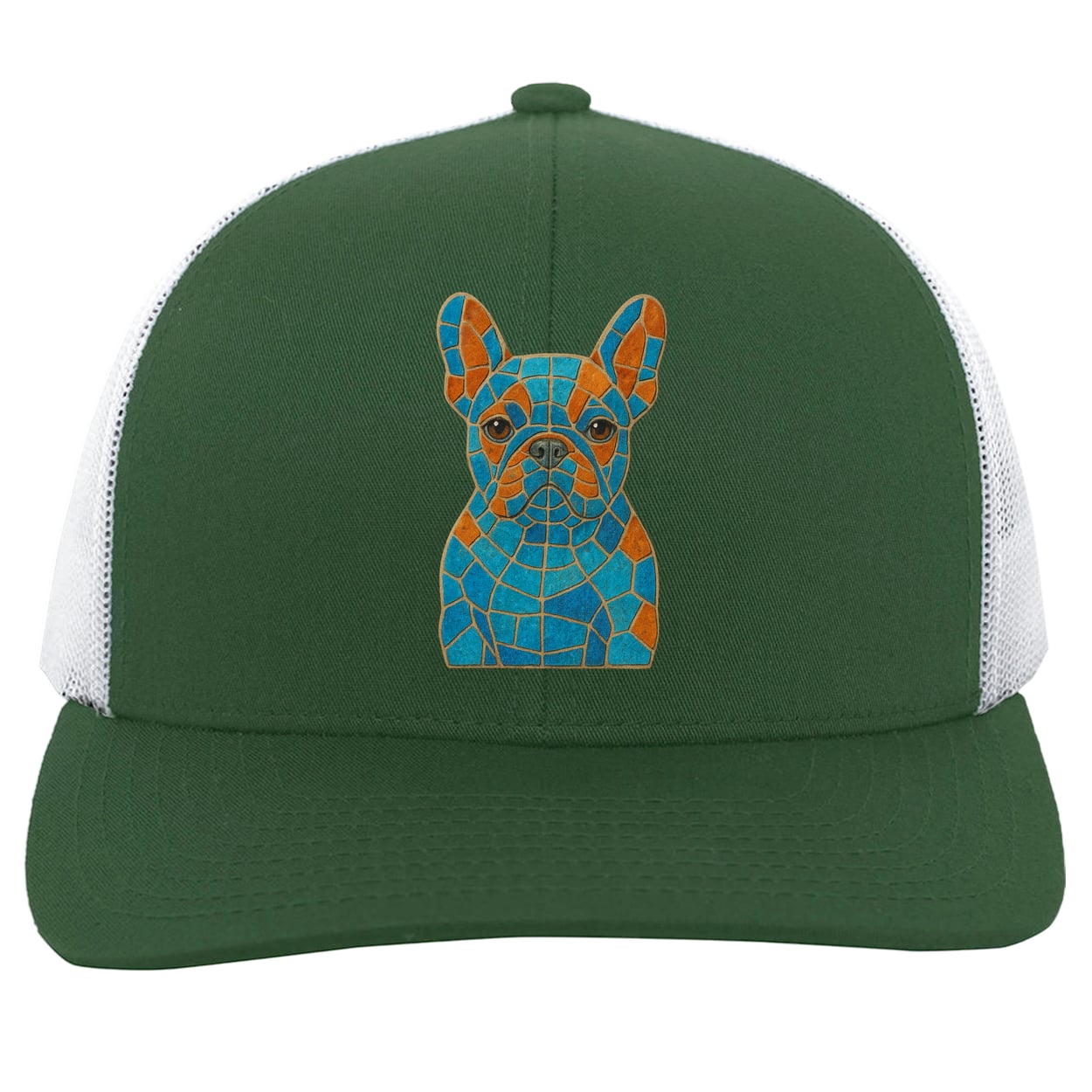 104C Trucker Snap Back - Dark Green/White