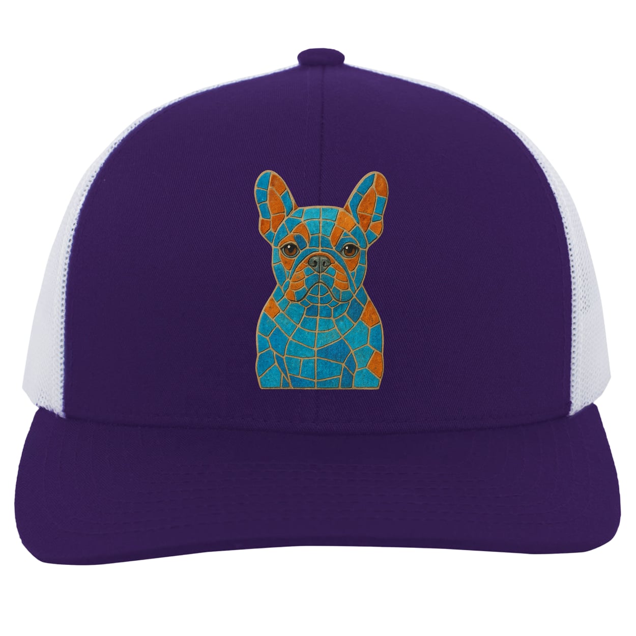 104C Trucker Snap Back - Purple/White