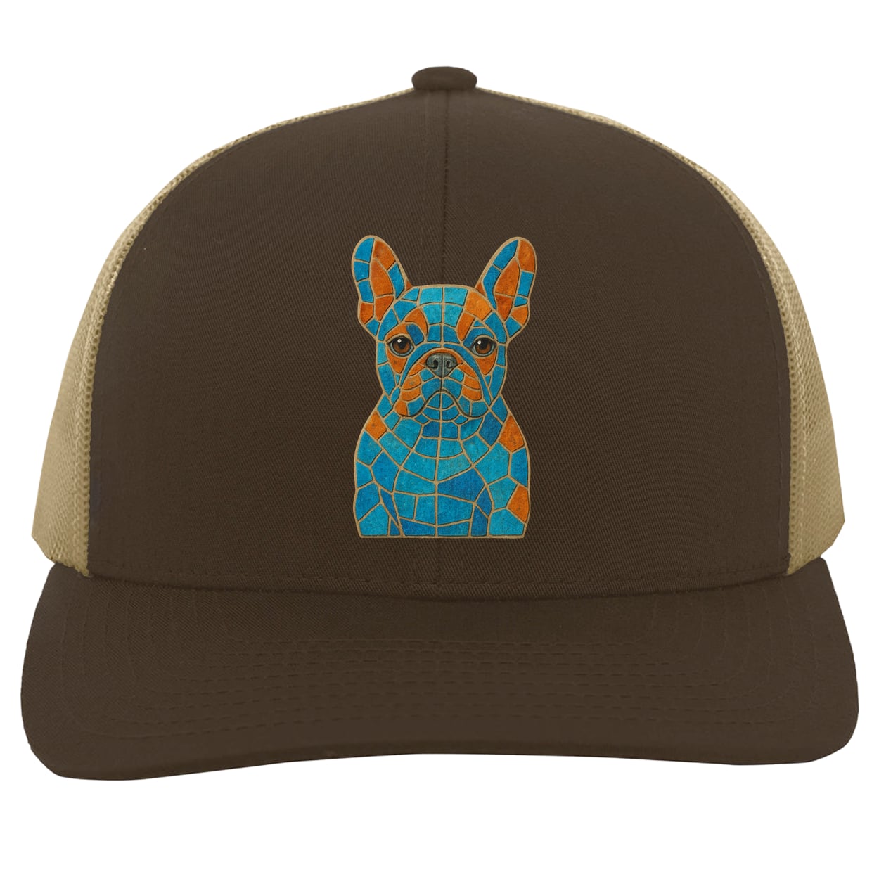 104C Trucker Snap Back - Brown/Khaki