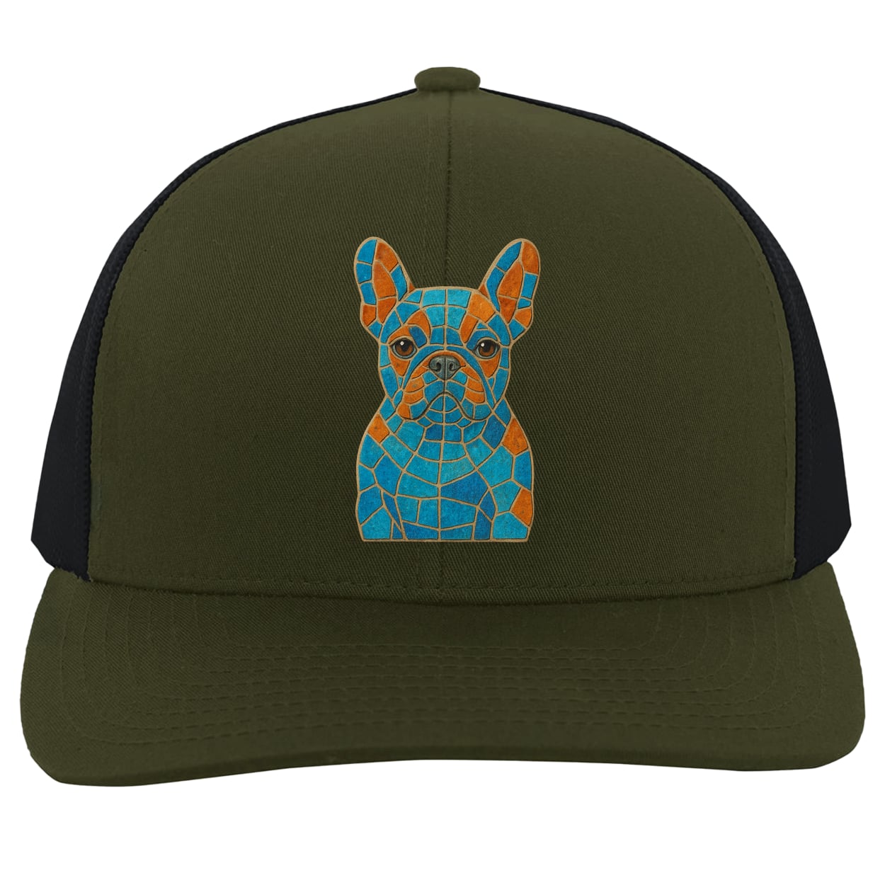 104C Trucker Snap Back - Moss/Charcoal