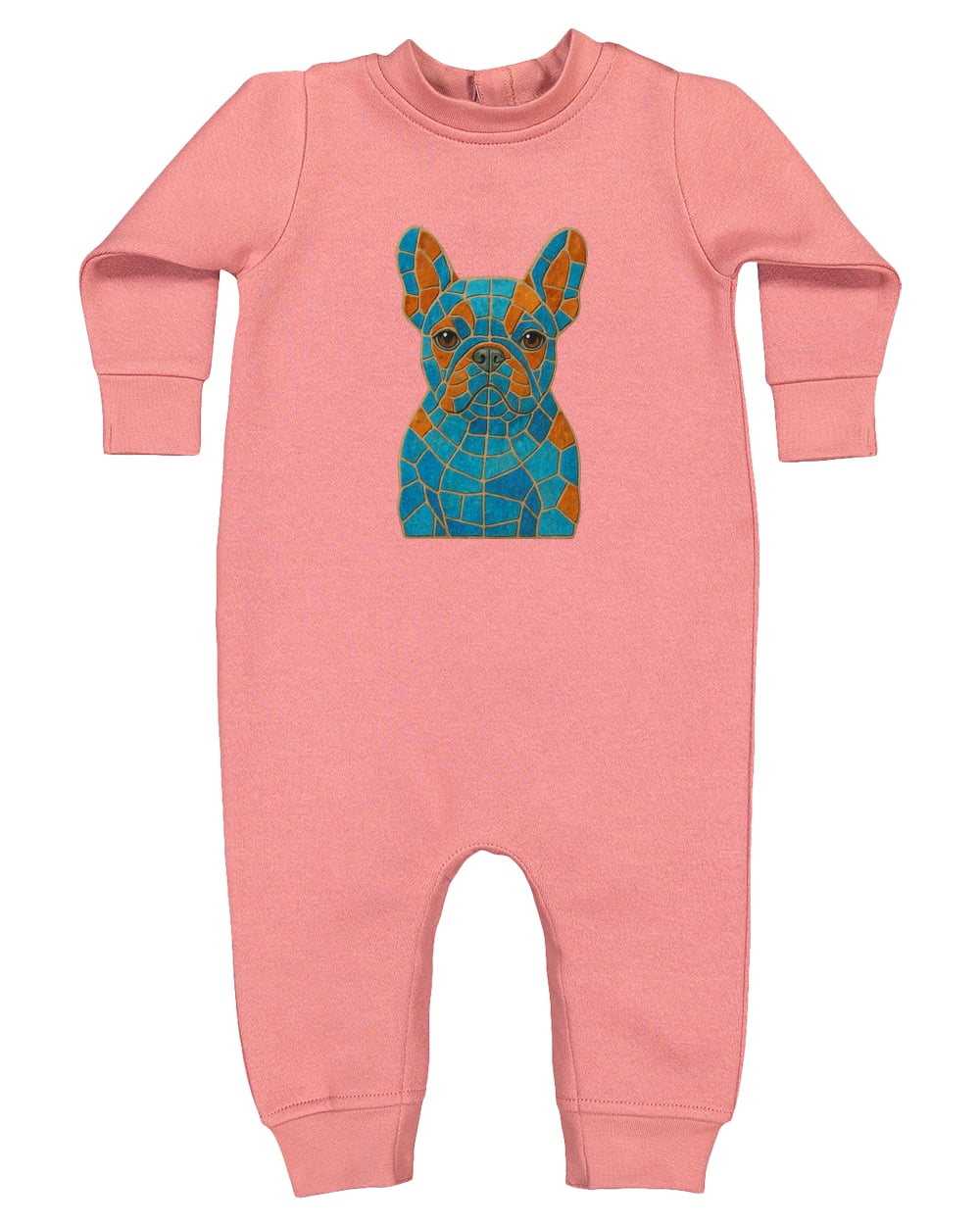 4447 Rabbit Skins Infant Fleece One-Piece Bodysuit - Mauvelous