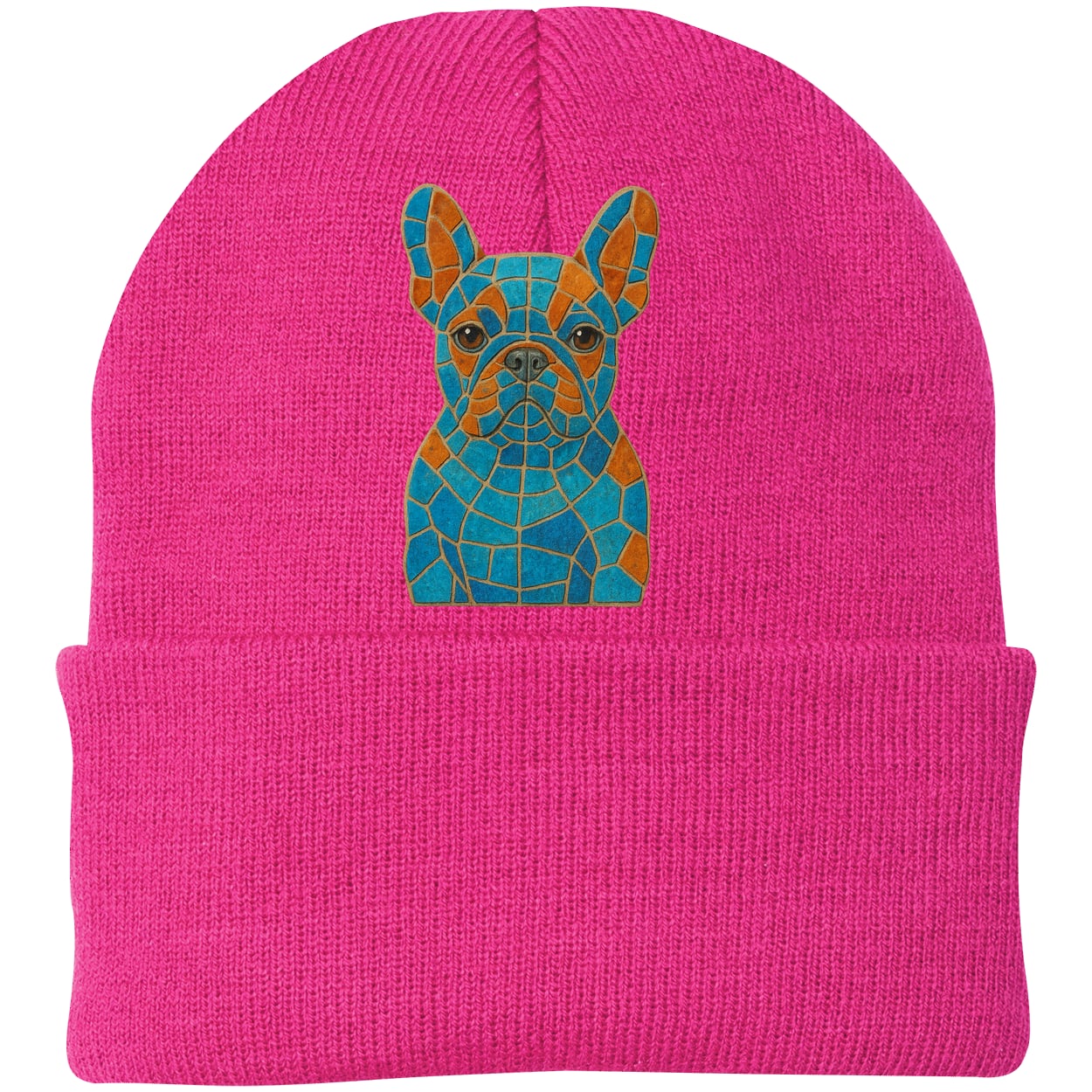 CP90 Port & Company Knit Beanie - Neon Pink