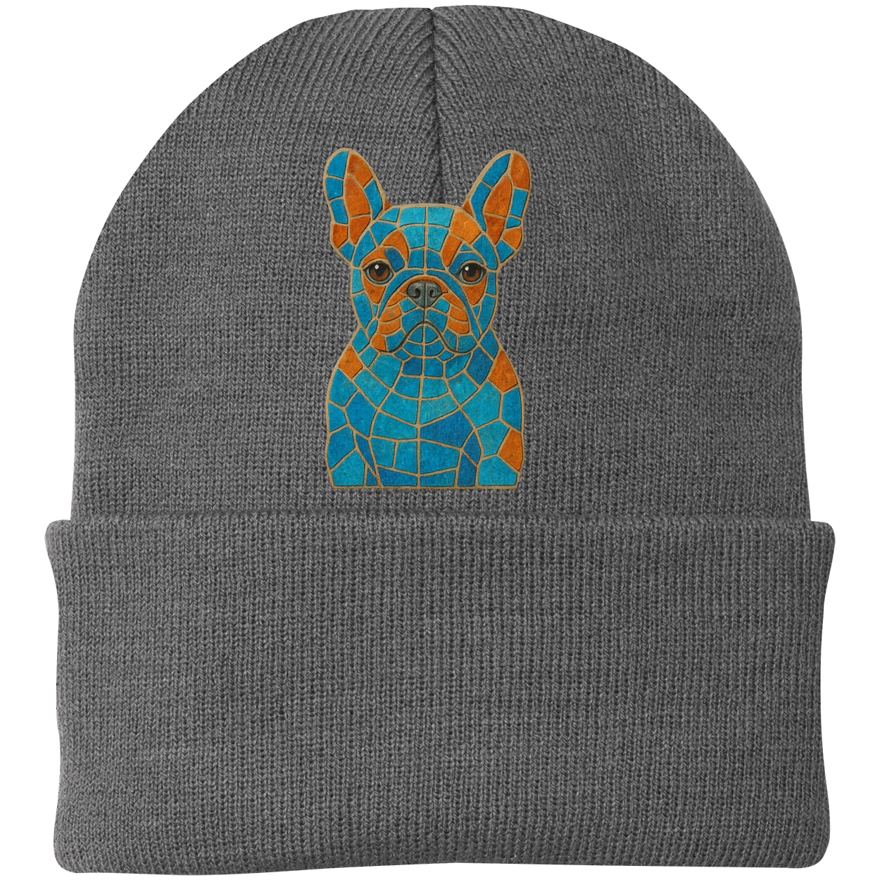 CP90 Port & Company Knit Beanie - Athletic Oxford