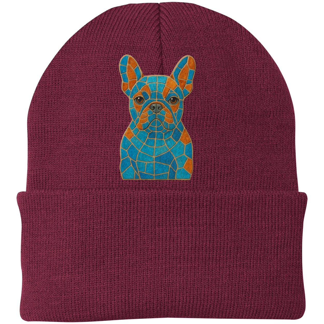 CP90 Port & Company Knit Beanie - Maroon