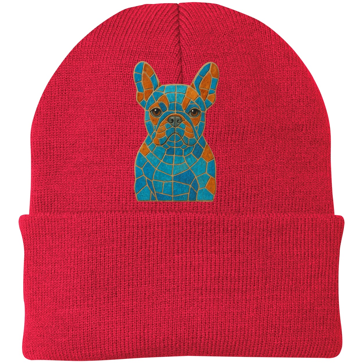 CP90 Port & Company Knit Beanie - Athletic Red