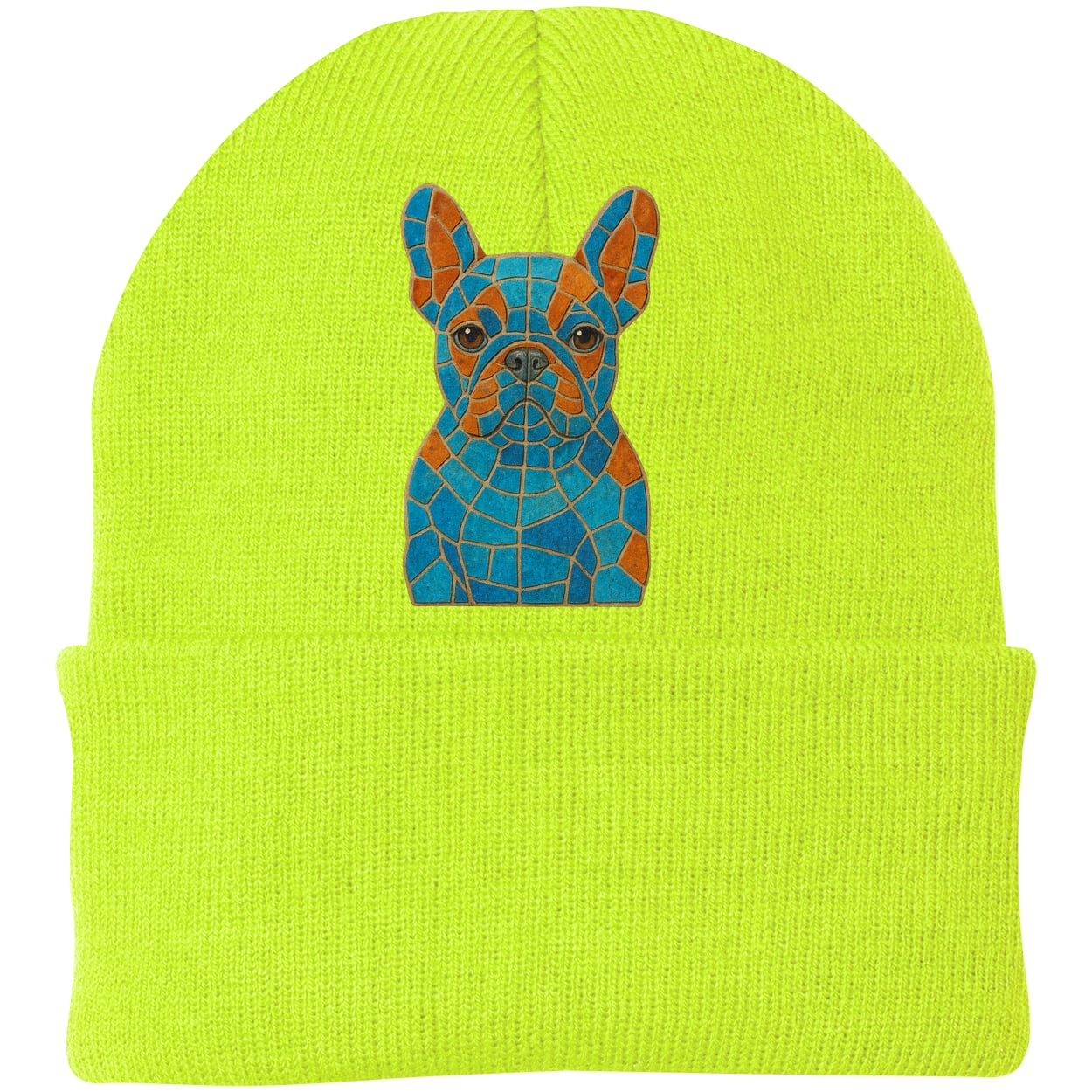 CP90 Port & Company Knit Beanie - Neon Yellow
