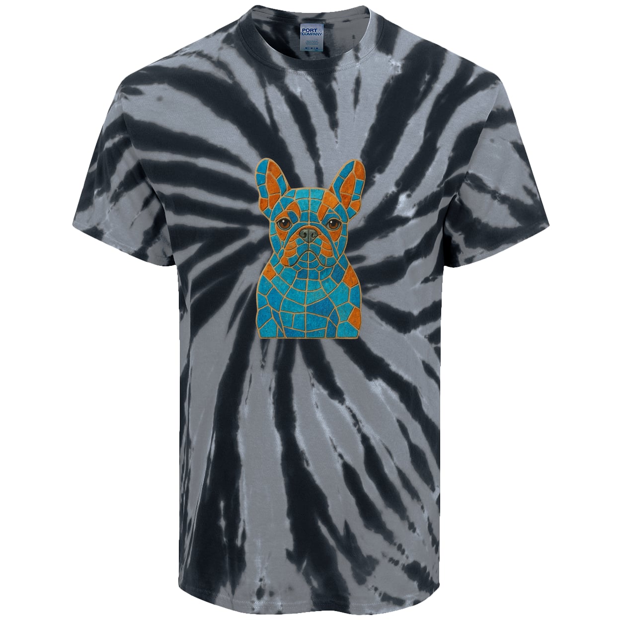 PC147 Port & Company Tie-Dye Tee - Black