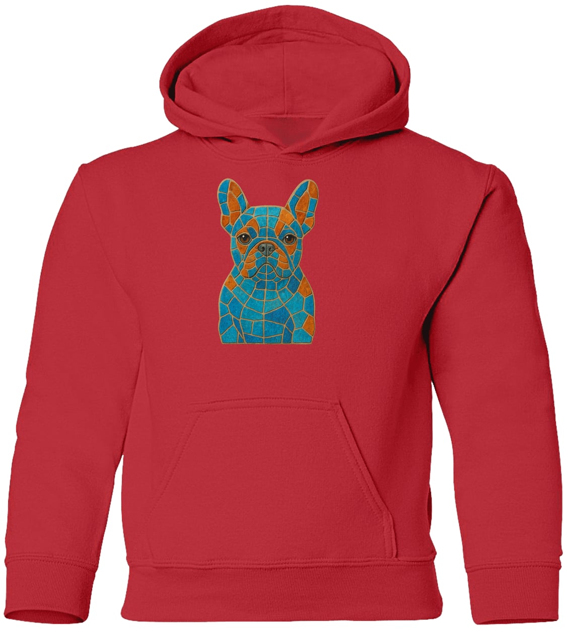G185B Gildan Youth Pullover Hoodie - Red