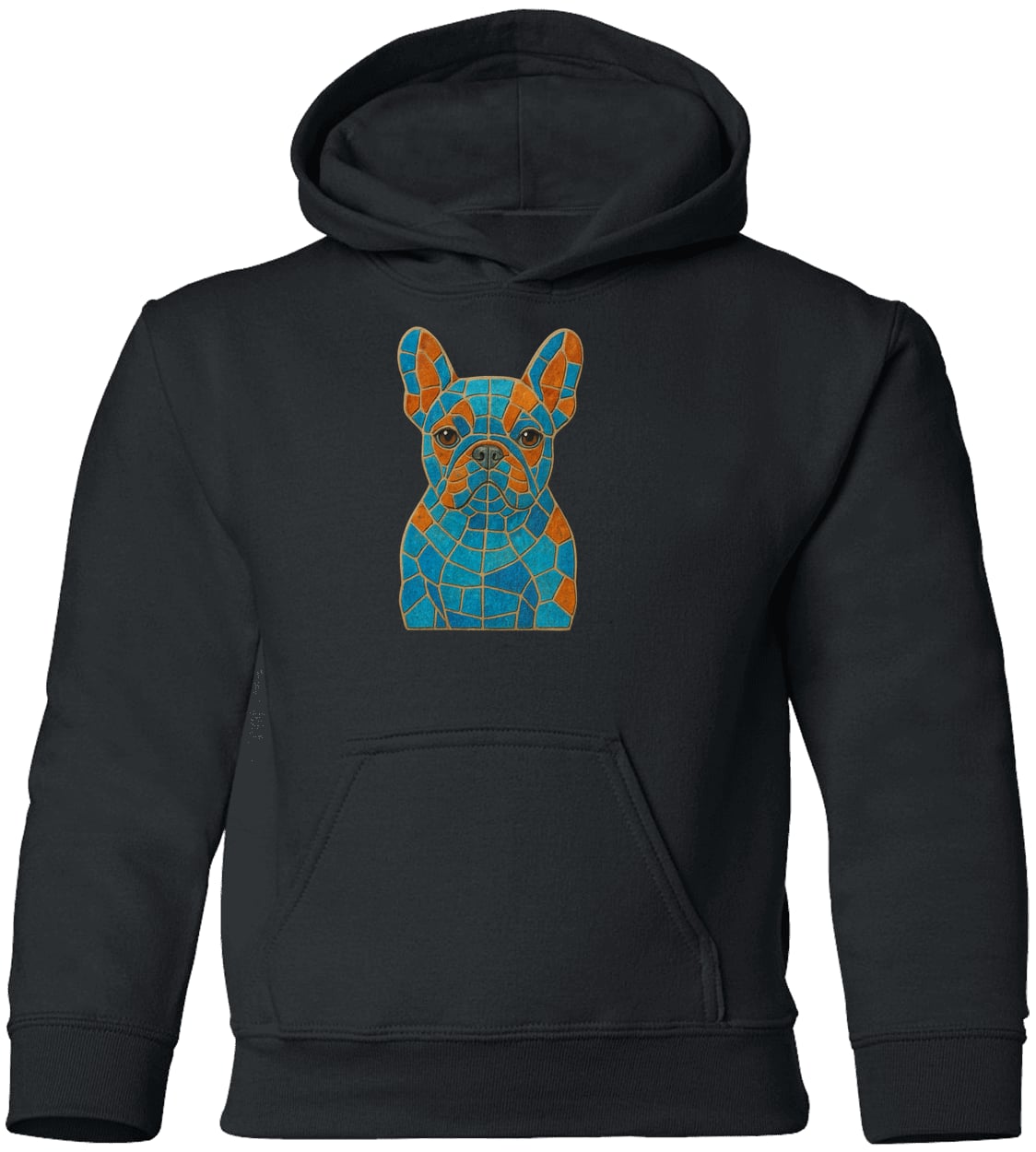 G185B Gildan Youth Pullover Hoodie - Black