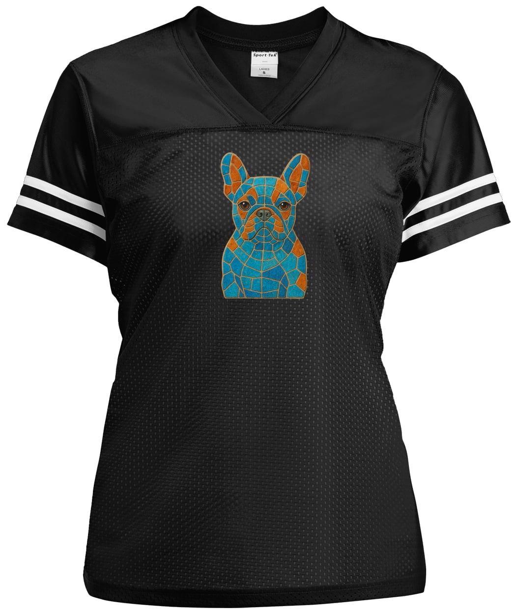 LST307 Sport-Tek Ladies' Replica Jersey - Black/White