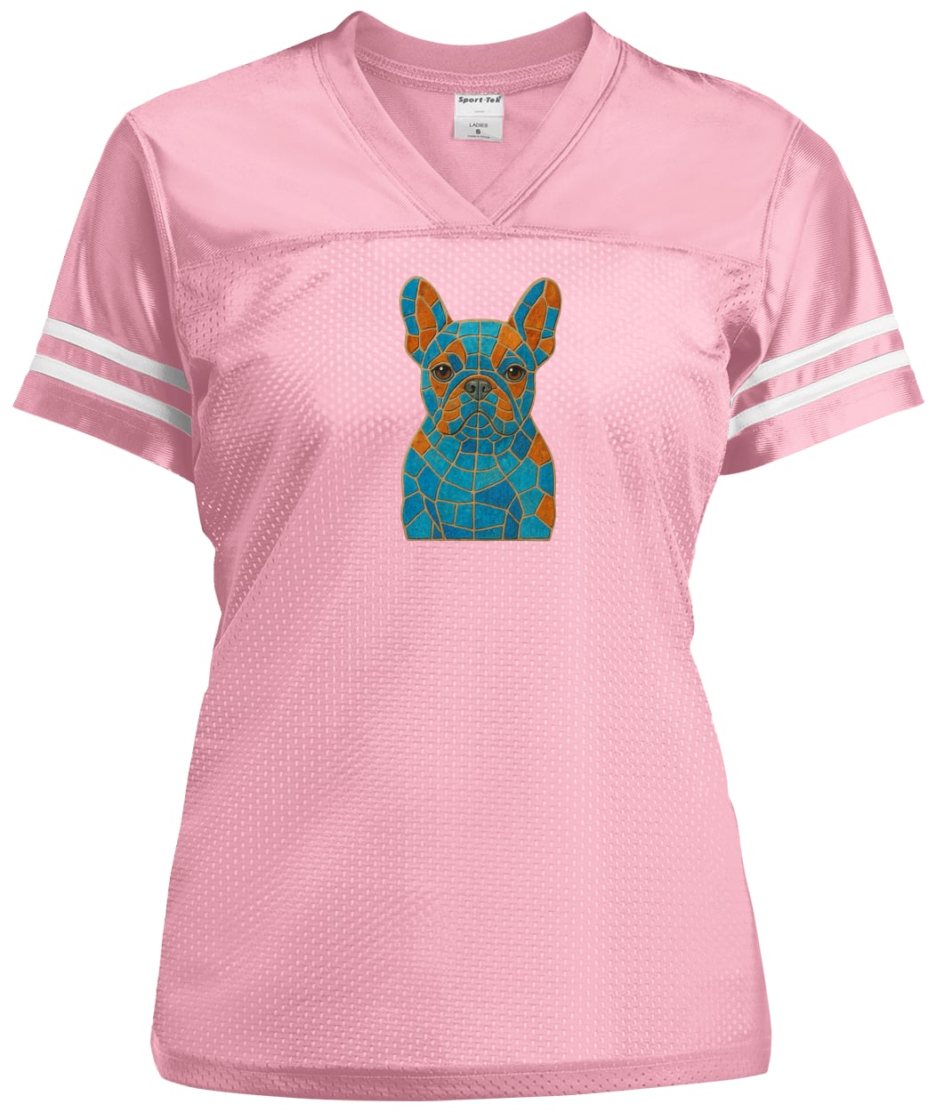 LST307 Sport-Tek Ladies' Replica Jersey - Light Pink/White