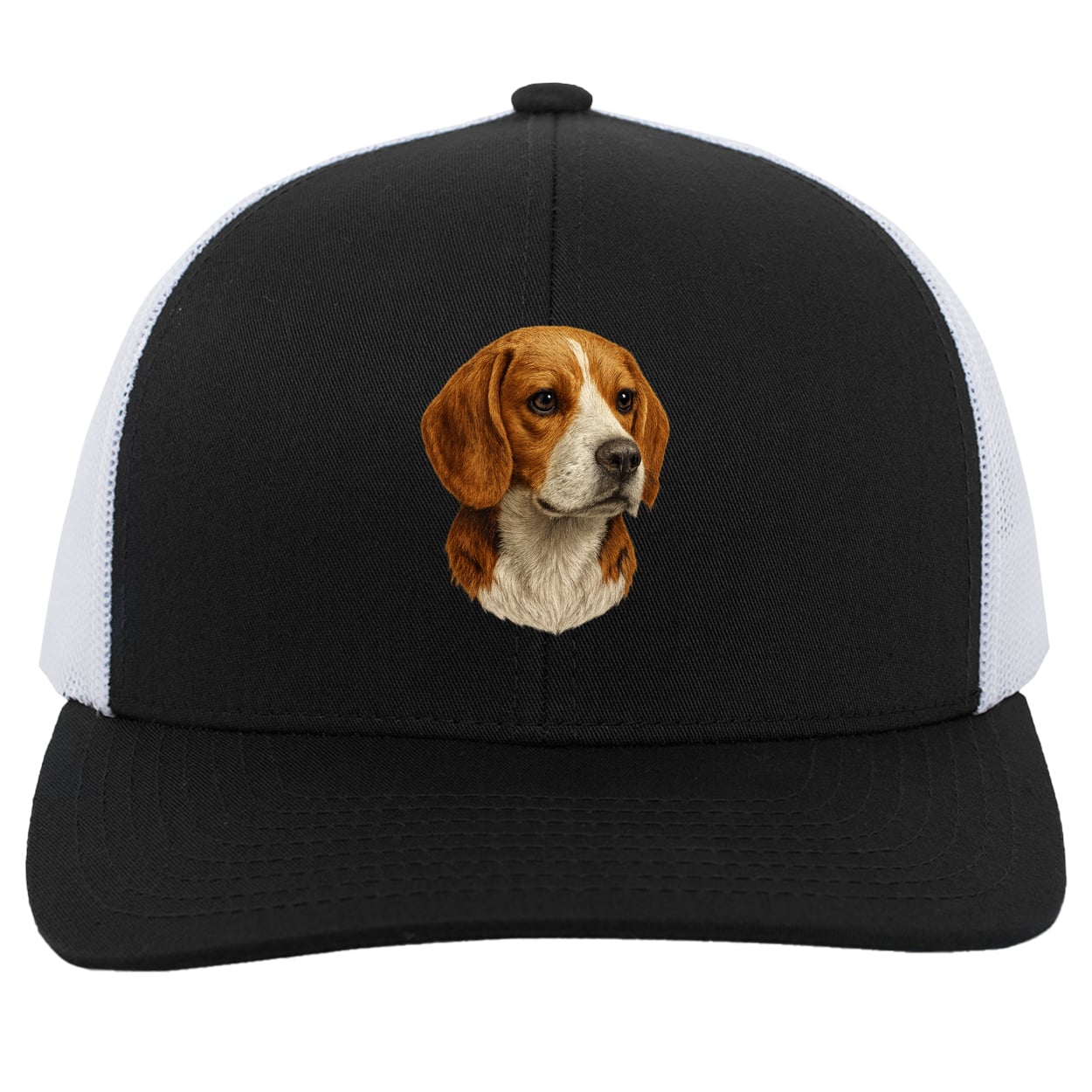 104C Trucker Snap Back - Black/White