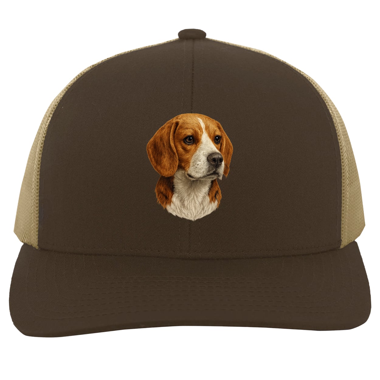 104C Trucker Snap Back - Brown/Khaki