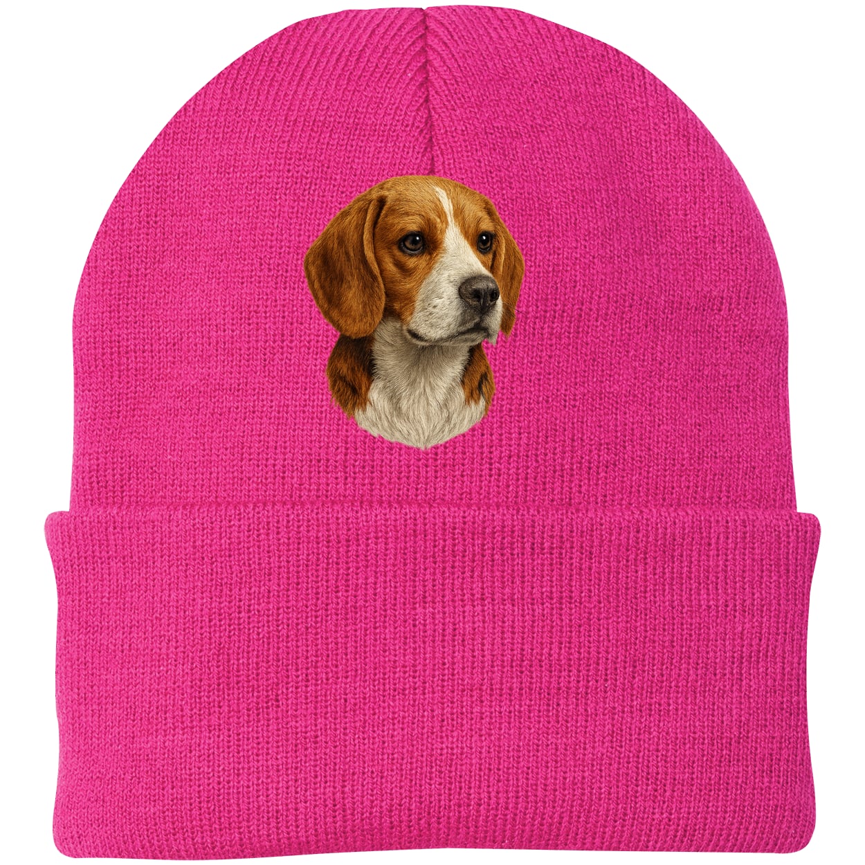 CP90 Port & Company Knit Beanie - Neon Pink