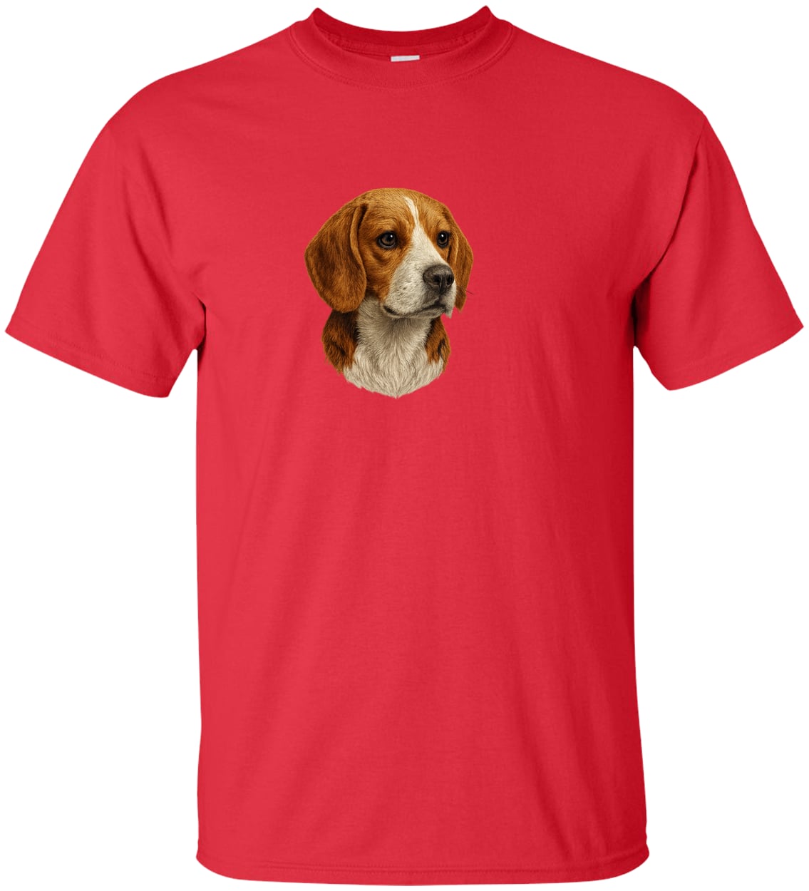 G200T Gildan Mens Tall Ultra Cotton Tee - Red