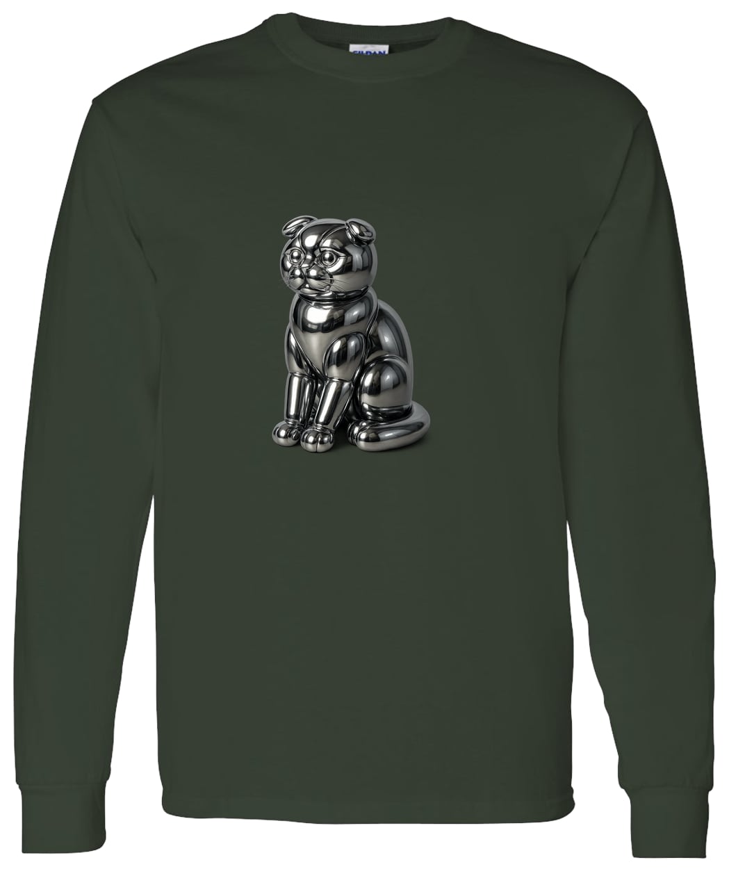 G540 LS T-Shirt 5.3 oz. - Forest Green