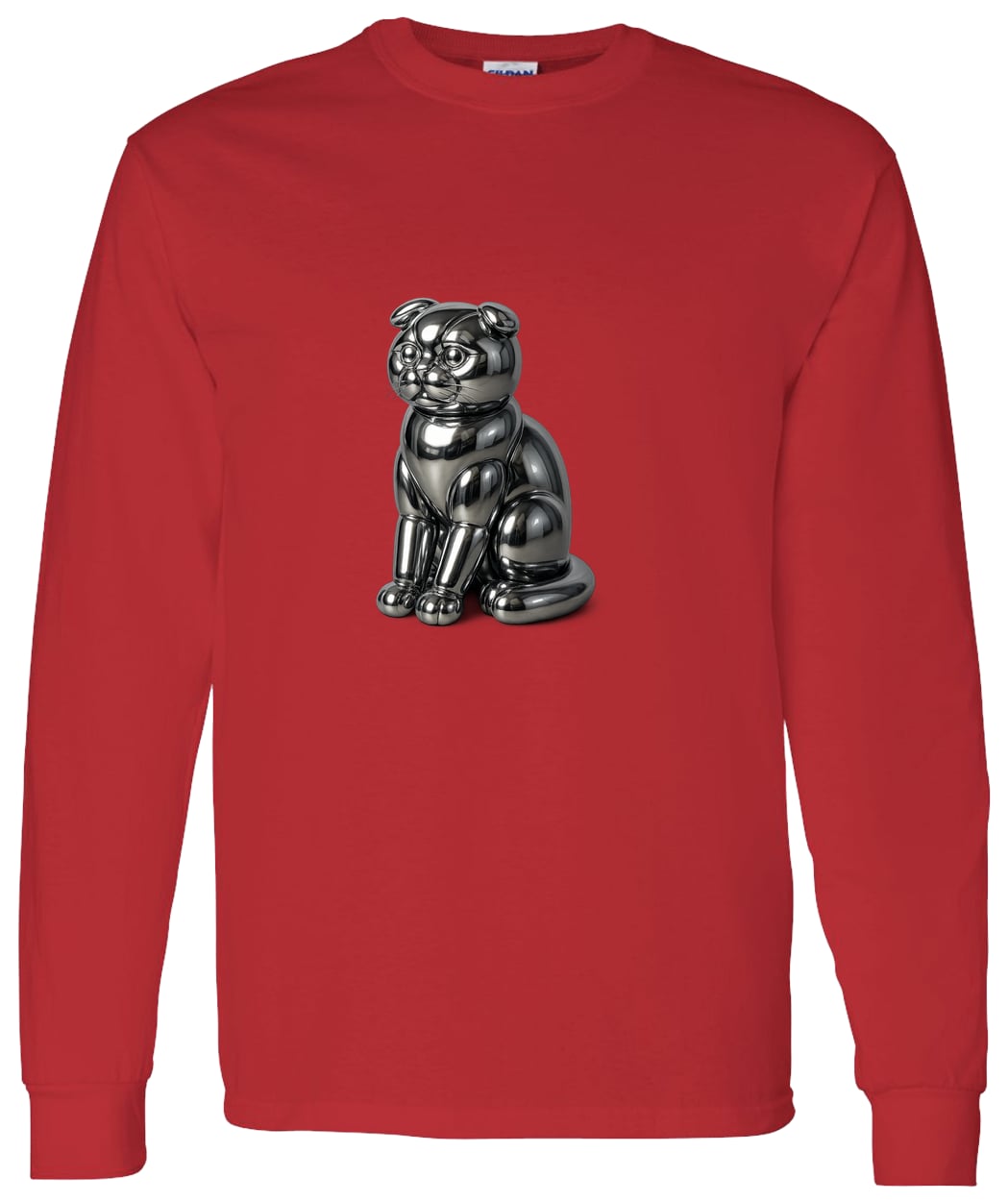 G540 LS T-Shirt 5.3 oz. - Red