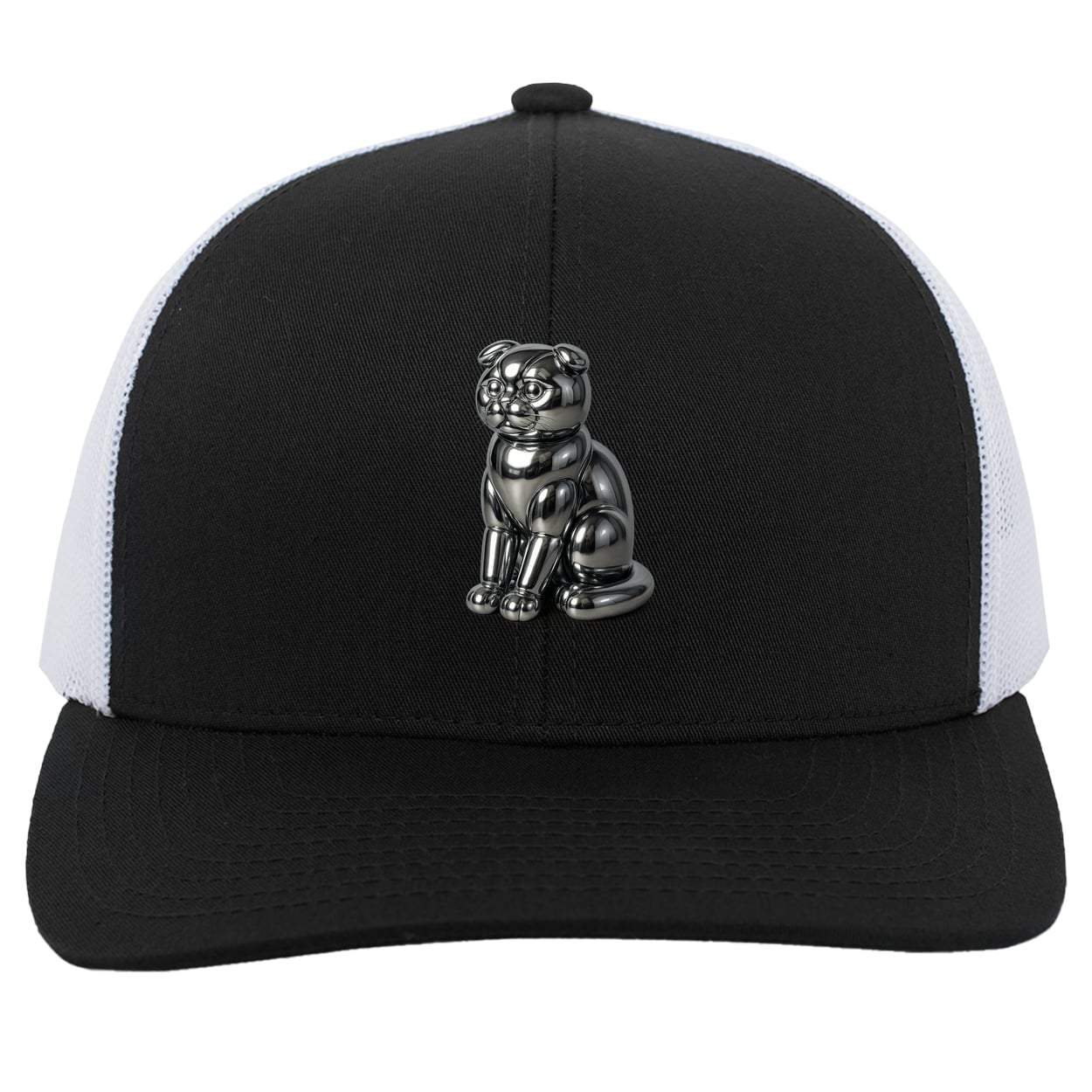 104C Trucker Snap Back - Black/White
