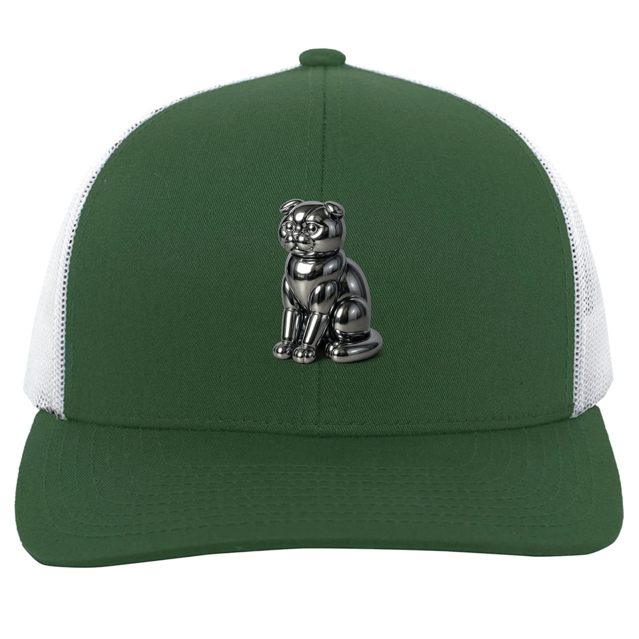 104C Trucker Snap Back - Dark Green/White