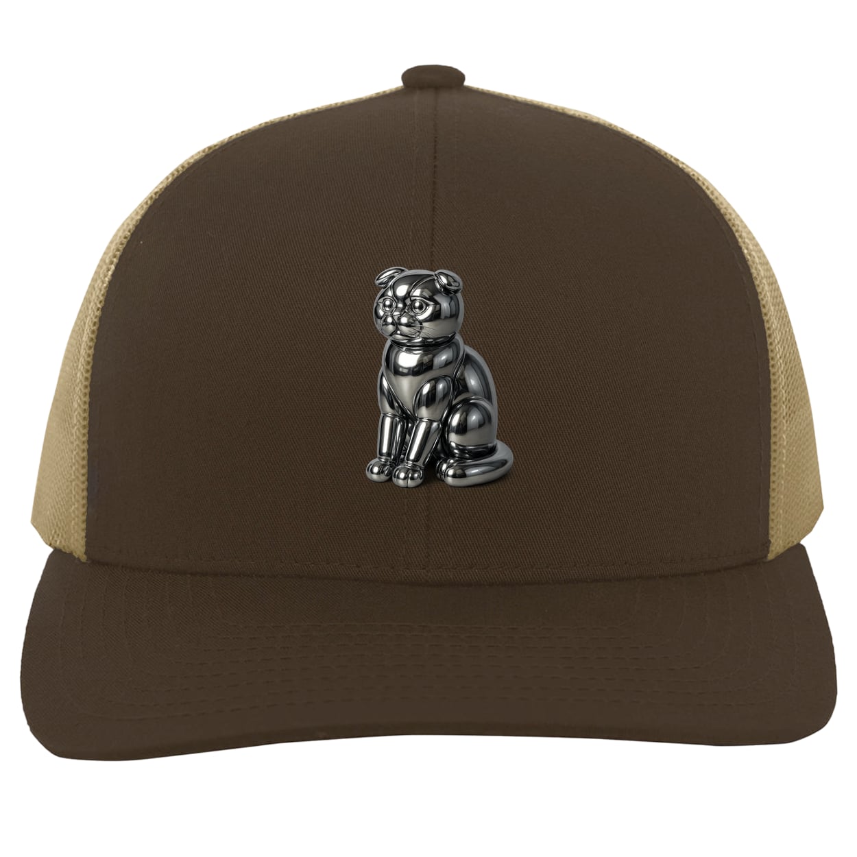 104C Trucker Snap Back - Brown/Khaki