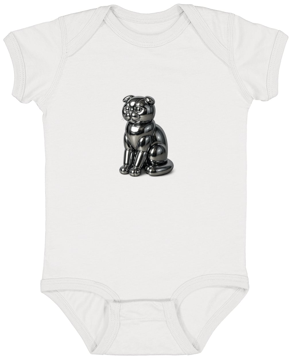 4424 Infant Fine Jersey Bodysuit - White