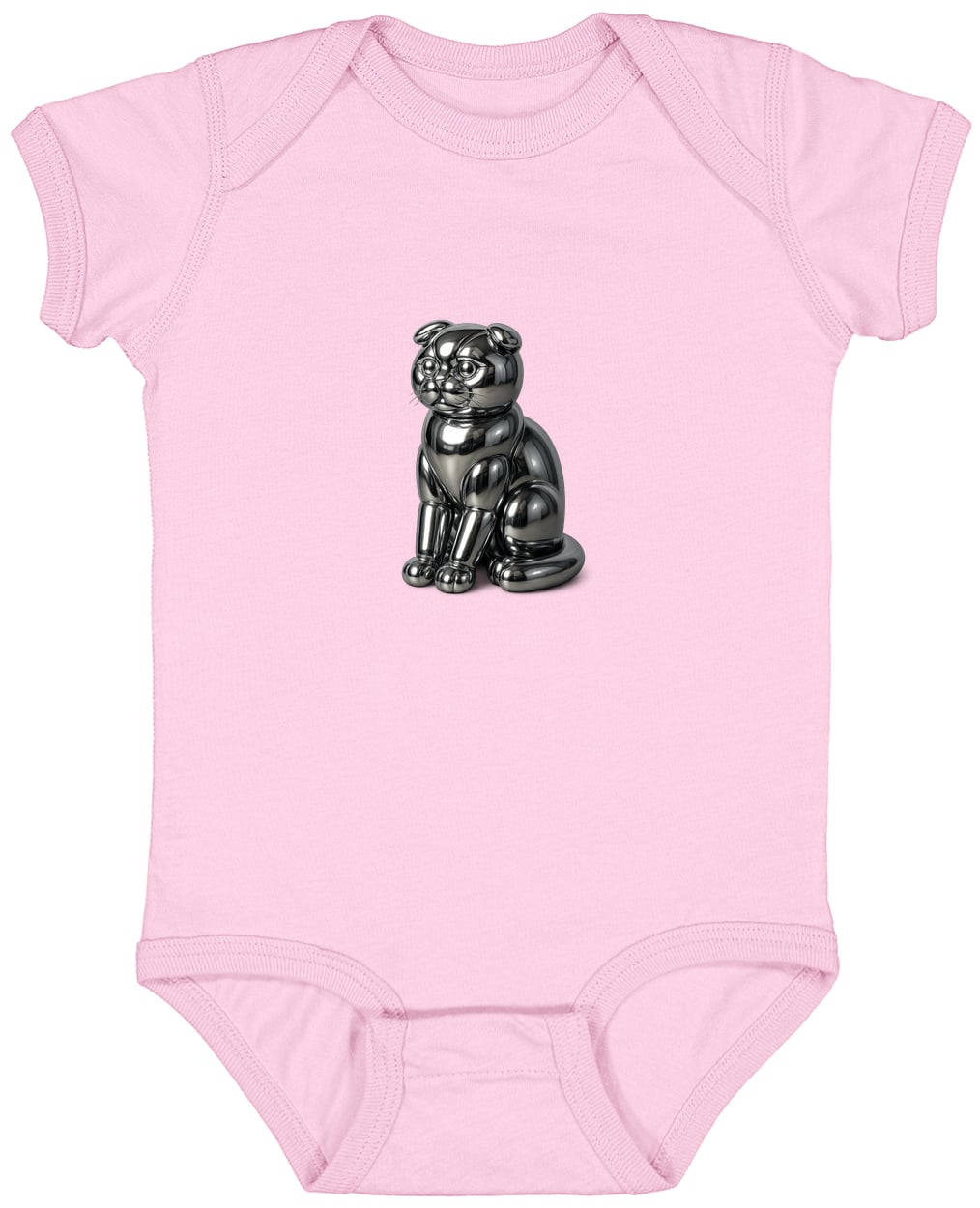 4424 Infant Fine Jersey Bodysuit - Pink