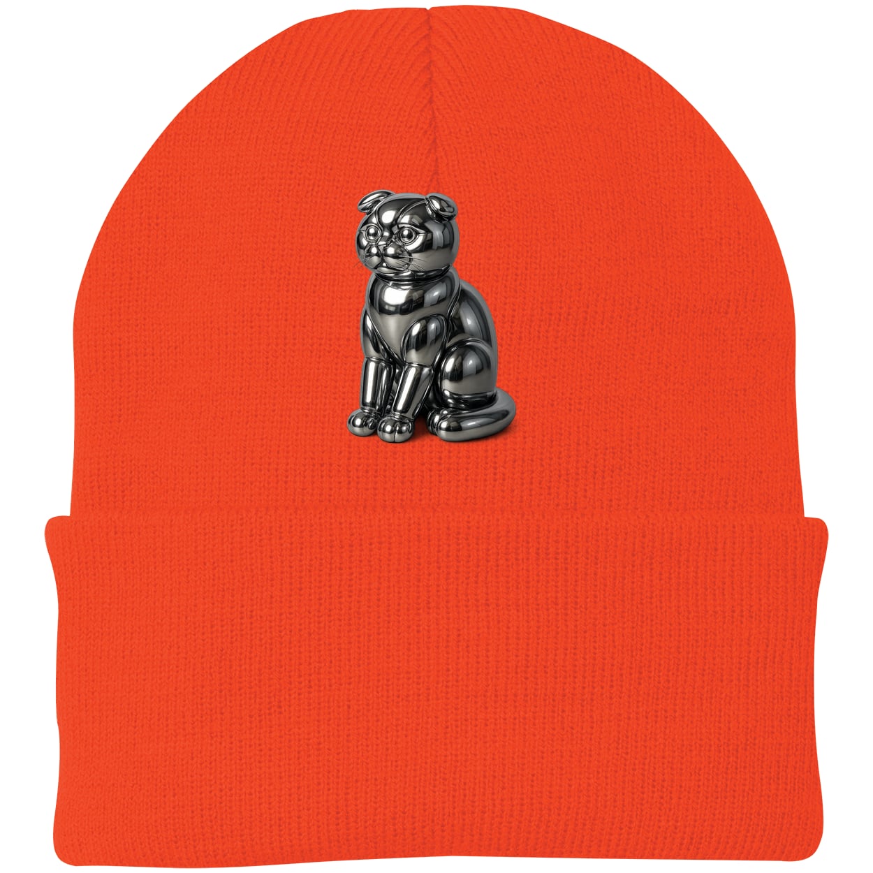 CP90 Port & Company Knit Beanie - Athletic Orange