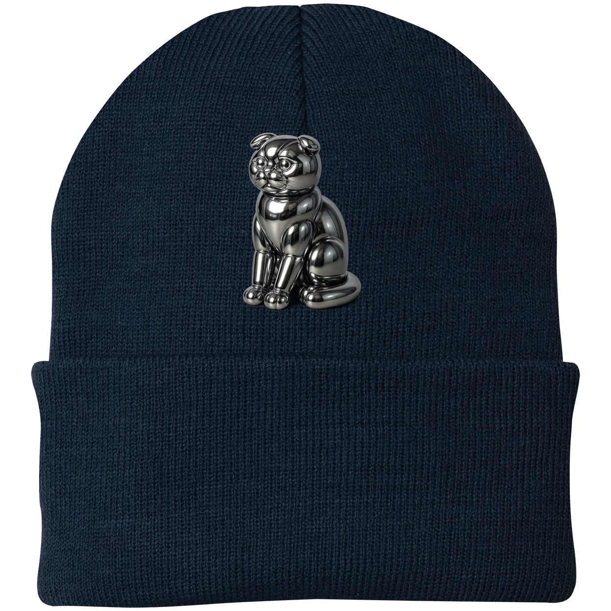 CP90 Port & Company Knit Beanie - Navy