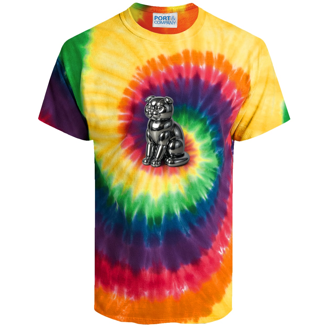 PC147 Port & Company Tie-Dye Tee - Rainbow