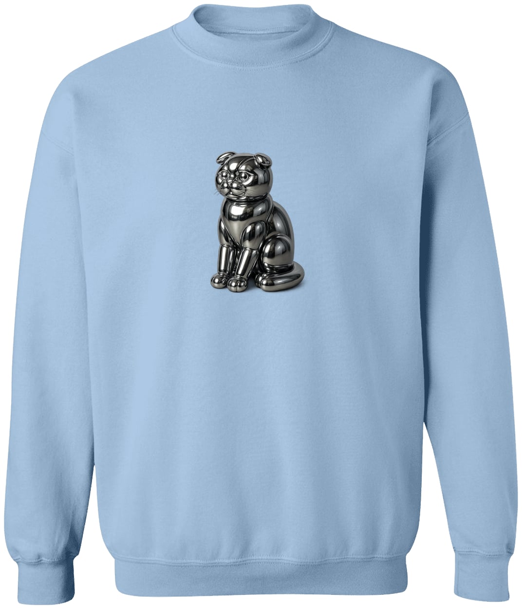 G180 Gildan Crewneck Pullover Sweatshirt - Light Blue