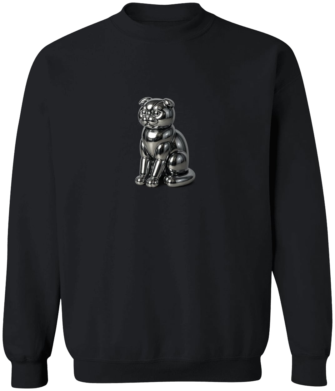 G180 Gildan Crewneck Pullover Sweatshirt - Black
