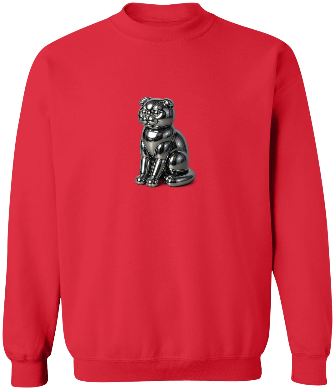 G180 Gildan Crewneck Pullover Sweatshirt - Red