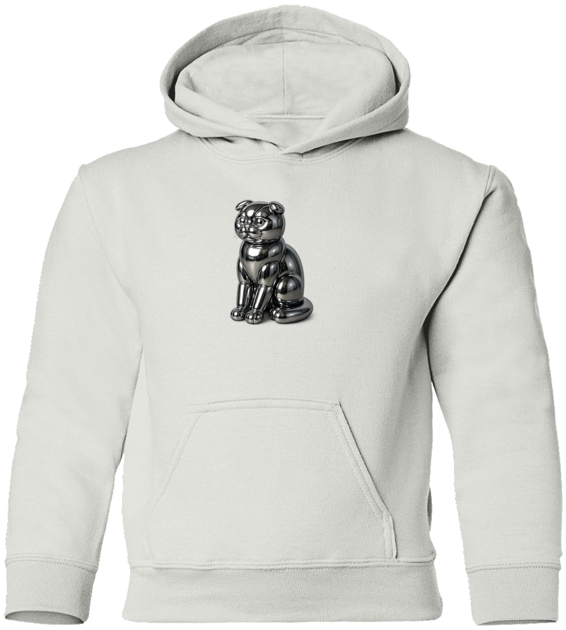 G185B Gildan Youth Pullover Hoodie - White